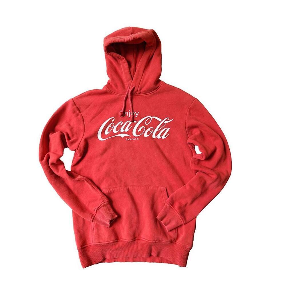 Enjoy Coca-Cola Red Hoodie, Classic Logo - Size XS